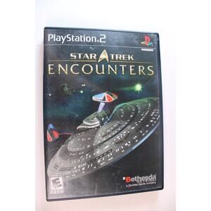 Star Trek: Encounters (Sony PlayStation 2, 2006) PS2 - Complete w/ Manual - CIB